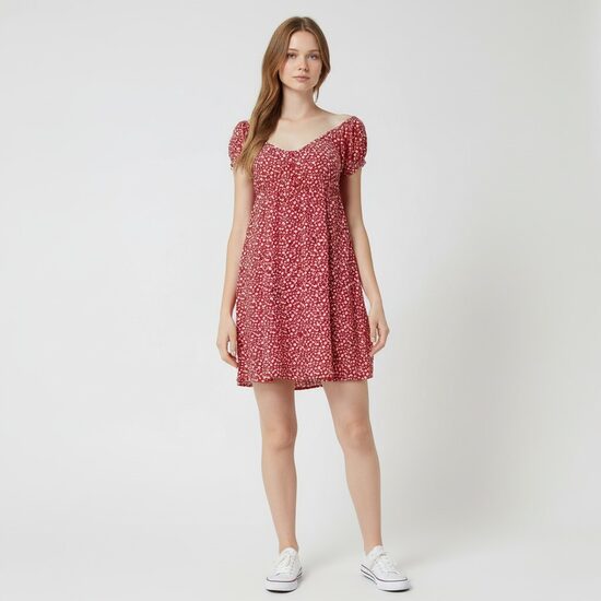 Dress Review red, sizes XS and XL