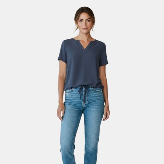 Блузка Montego темно-синего цвета, размер XL