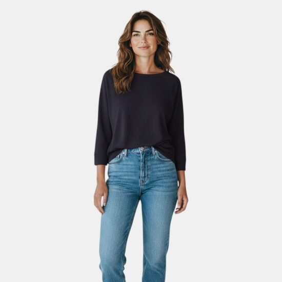 Рубашка фиолетовая Montego с молнией, размер L