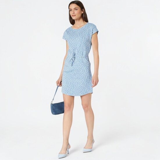 Only blue dress with flowers, sizes XS, S, M