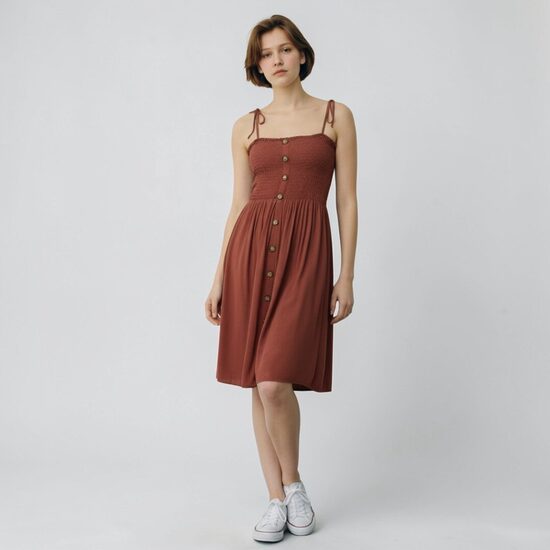 Brown Only dress, size S