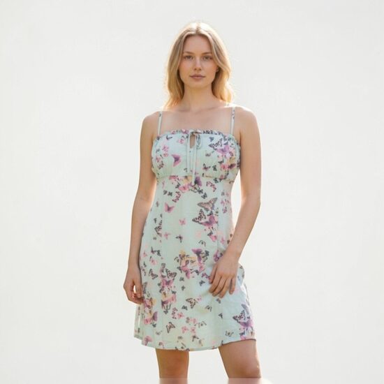 Only dress with butterfly design, sizes S, M, XL