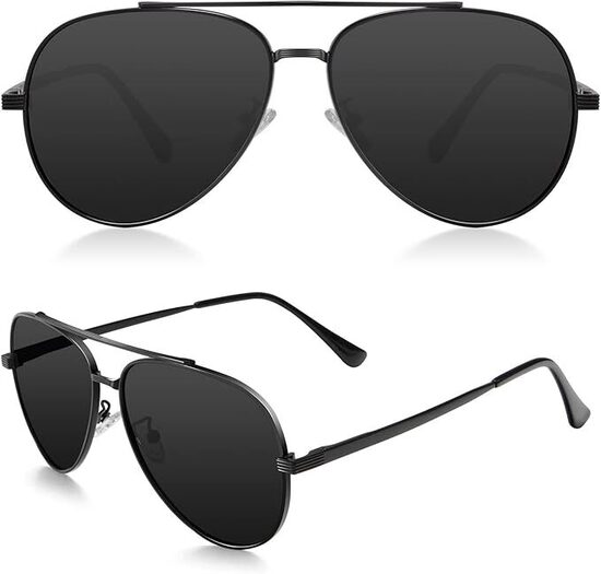 Поляризованные солнцезащитные очки-авиаторы для мужчин и женщин Feidu