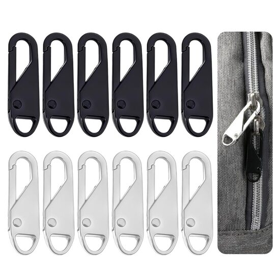 12 комплектов молний, ​​бегунки для молний