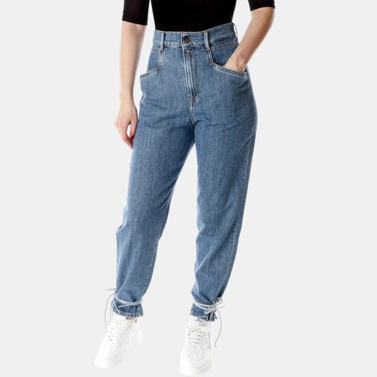 Джинсы синие Replay с шнурками, размер W27