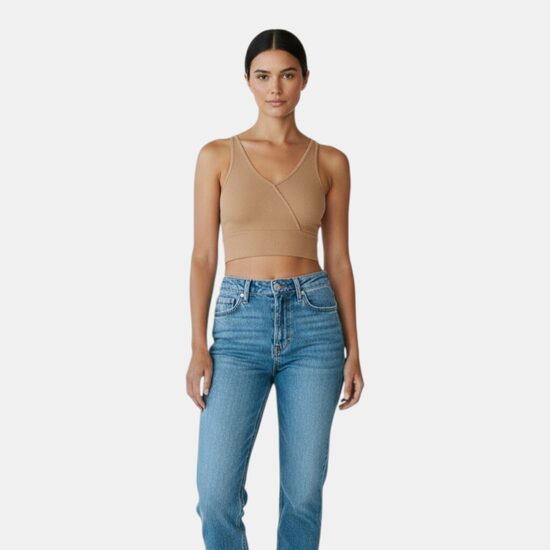 Review светло-коричневый топ, размер L