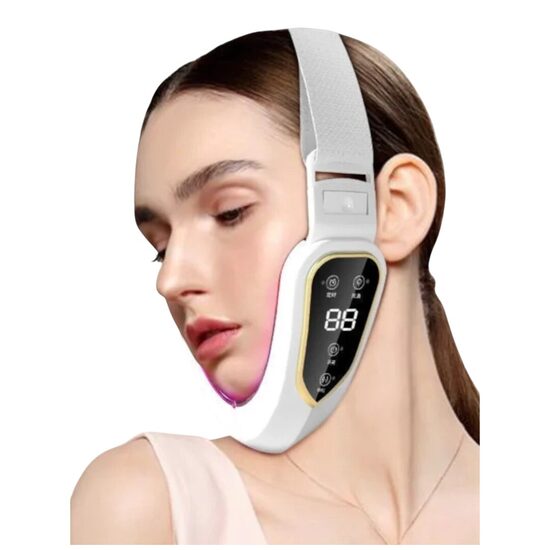 Микротоковой светодиодный массажер для лица, лифтинг-массажер, массажер для подбородка и шеи
