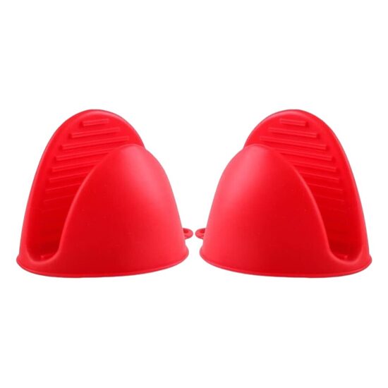 Набор силиконовых прихваток для посуды, термостойкие прихватки для духовки, резиновые перчатки 2 шт.