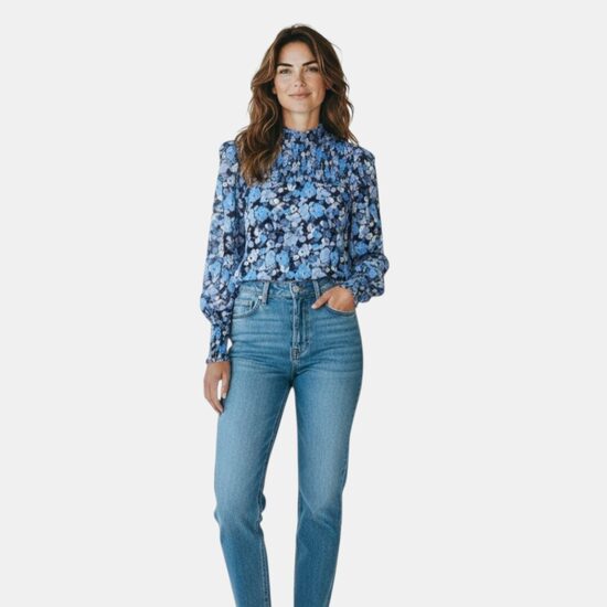 Синяя блузка Tom Tailor Denim, размер S