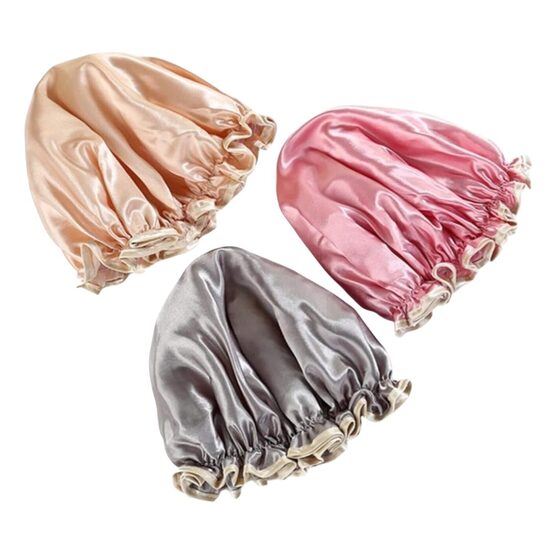 3 gab bieza peldcepure, dušas cepure, atkārtoti lietojama