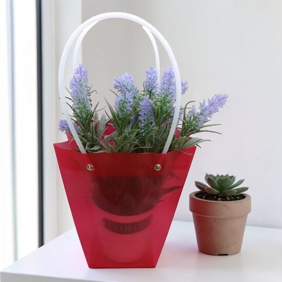 Цветочный подарочный мешочек