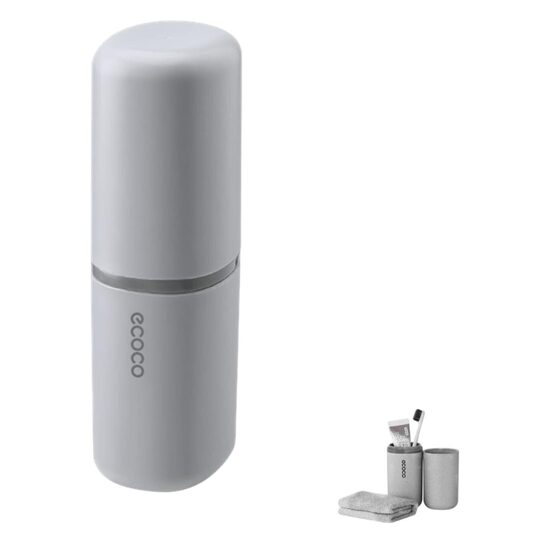 Портативный дорожный держатель для зубных щеток и пасты, органайзер, белый