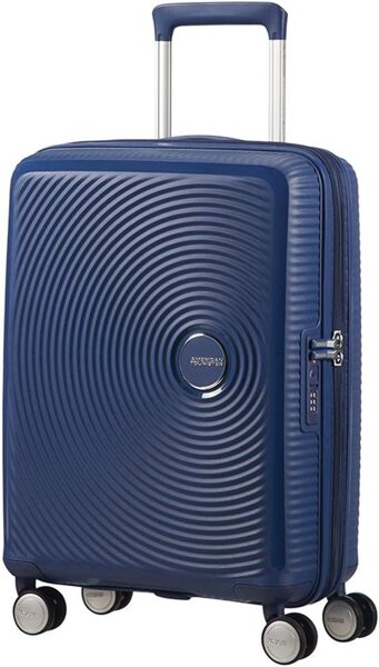 American Tourister Soundbox, rokas bagāžas čemodāns, koferis, 55x40x23 cm