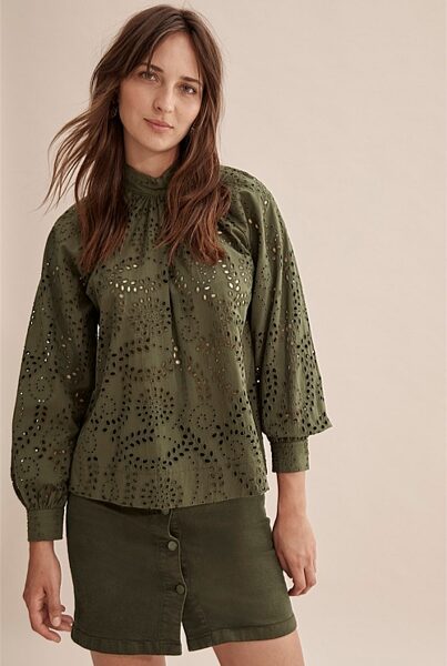 Блузка Ashbourne зеленая, размеры S и L