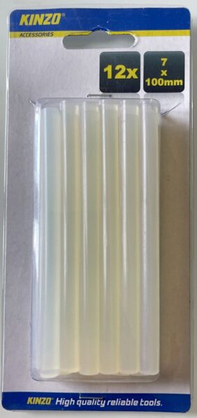 Glue sticks Kinzo 7x100mm 12 pcs