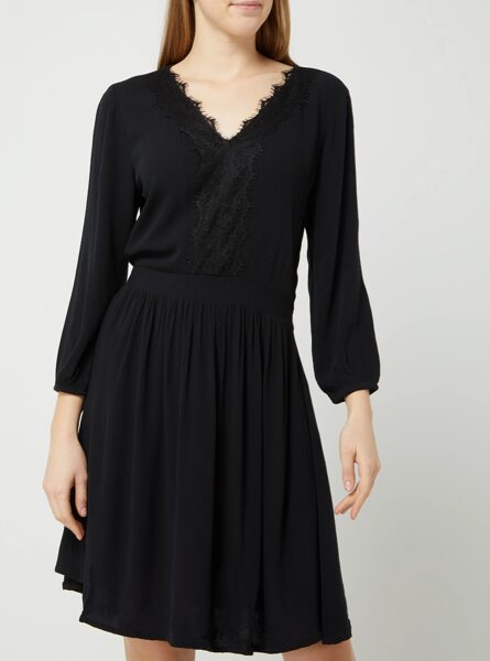 Tom Tailor melna kleita ar mežģīnēm, izmērs M