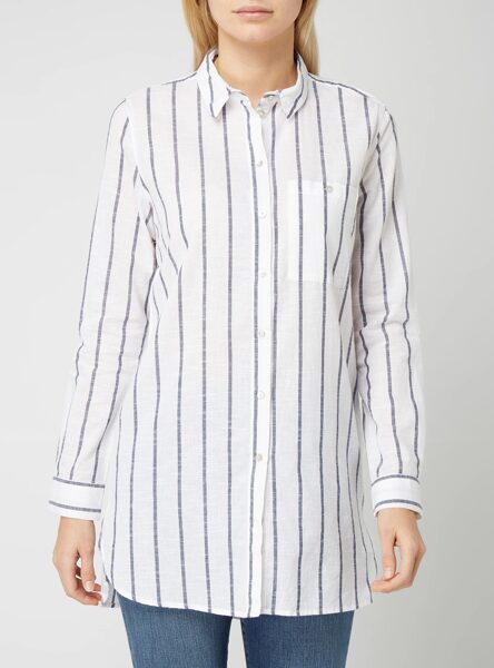 Рубашка Montego в черную полоску, размер M