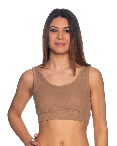 Коричневый топ Jake's Collection, размеры S, M и L