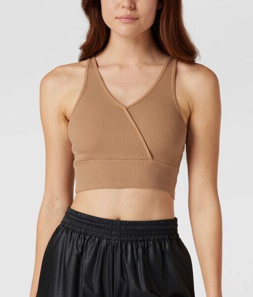 Review светло-коричневый топ, размер L