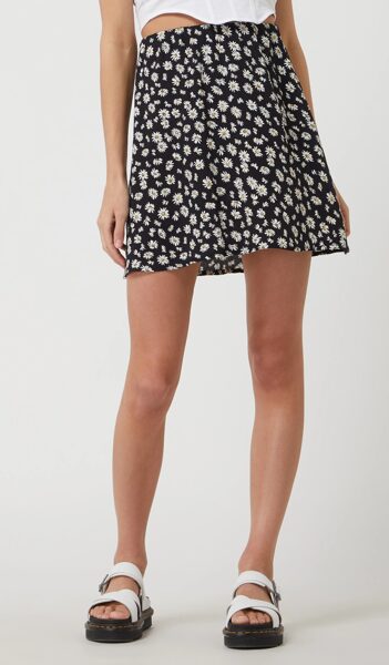 Tom Tailor Denim skirt with flowers