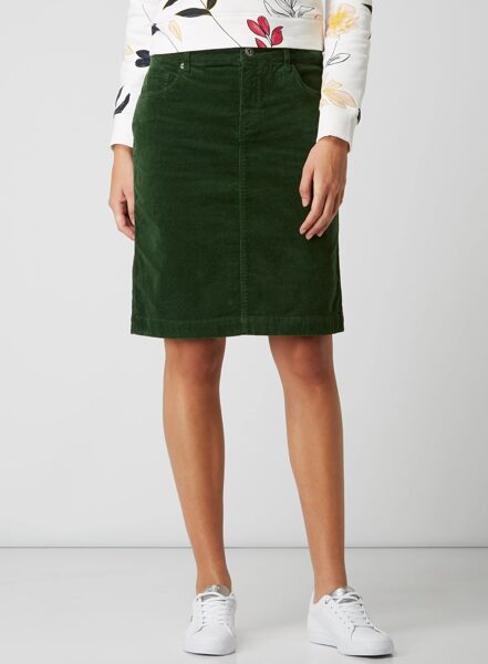 Montego corduroy green skirt, size 46