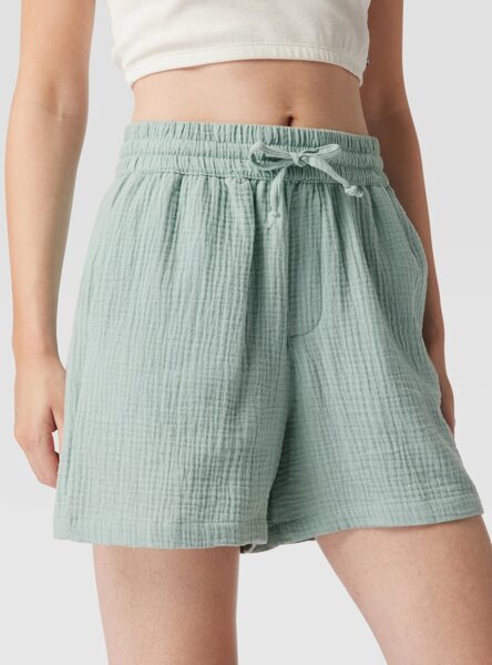 Tom Tailor Denim zaļi kokvilnas šorti, izmērs S