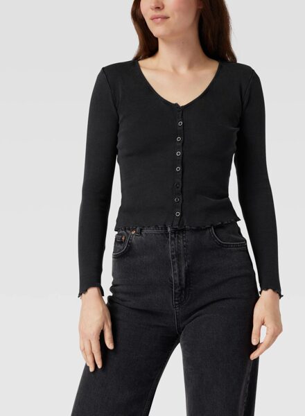 Review черная рубашка с пуговицами размера XS