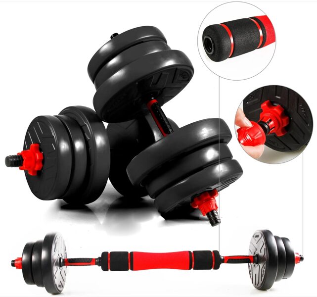 Регулируемые гантели CCLIFE, набор штанг 2х10 кг