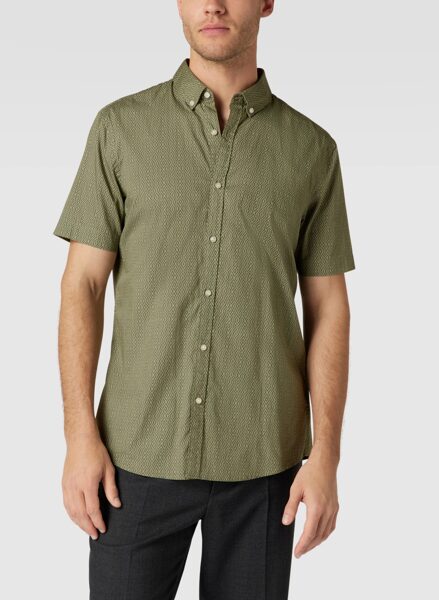 MCNEAL green striped shirt, size XXL