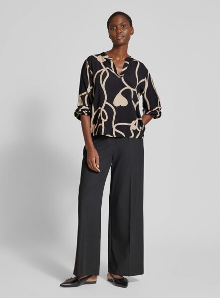 Черная блузка Ashbourne, размеры S, M, L, XL, XXL