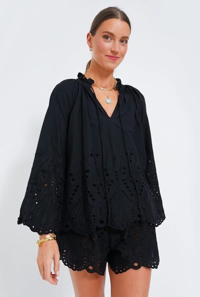 Блузка темно-синего цвета Ashbourne, размеры S, M, XL