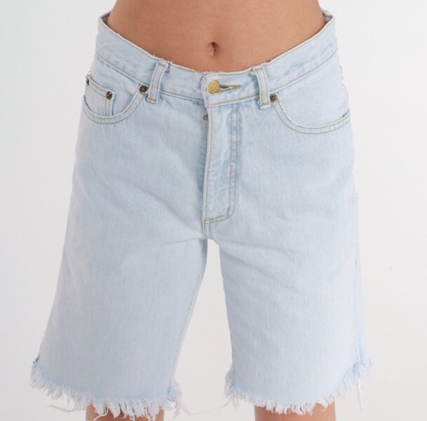 Review gari džinsu šorti, izmērs XS