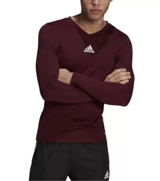 Рубашка Adidas бордового цвета, размер S