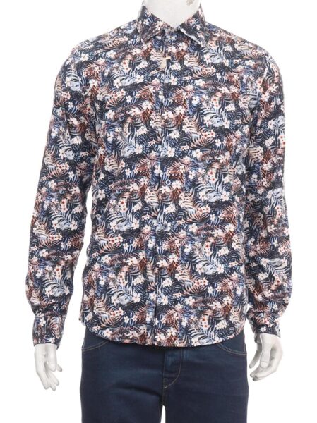 Рубашка Fil Noir с цветами, размер 38