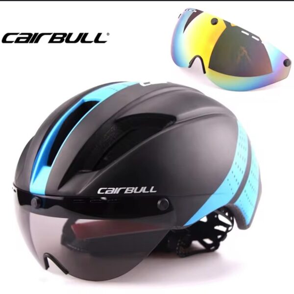 Cairbull Helmet мужской/женский велосипедный шлем с очками, размер L (58-62 см)