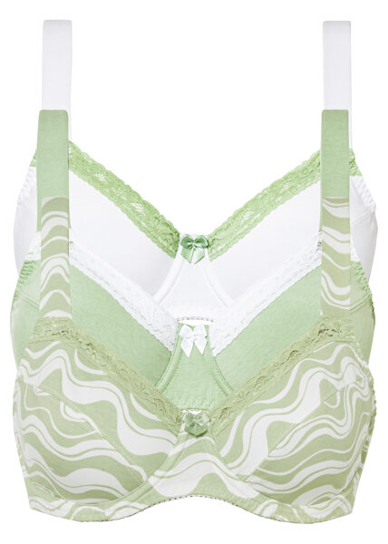 BPC collection gaiši zaļš sporta krūšturis, komplekts 3gb, izmērs 80B