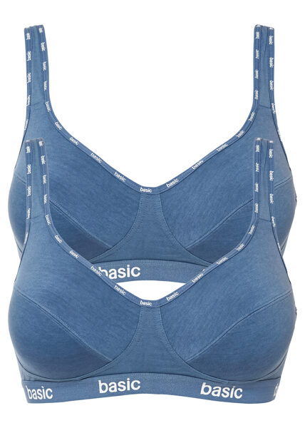 BPC collection blue sports bra, set of 2, size 80E