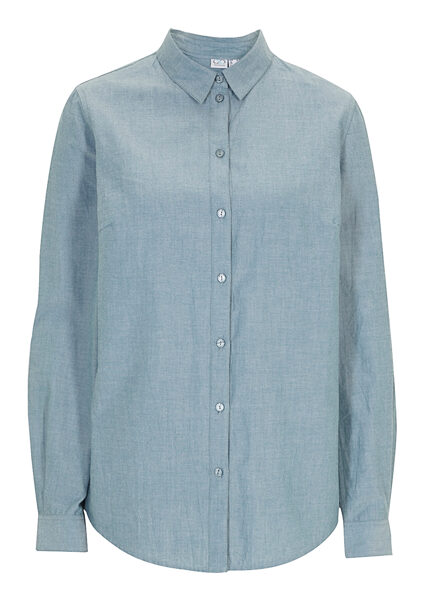 Blue cotton shirt, size 42