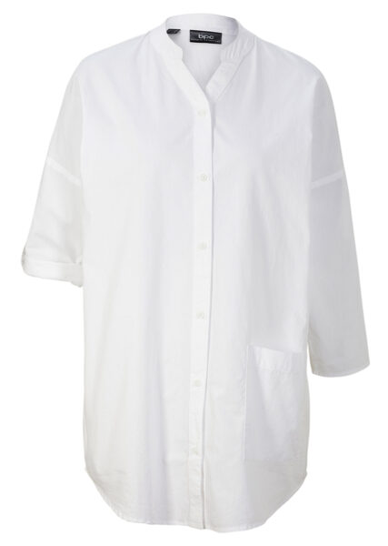 White cotton blouse, size 44