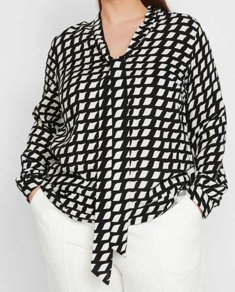 Блузка в клетку BPC Collection, размер 3XL