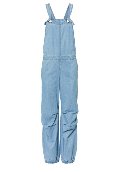 Denim pantsuit, size 48