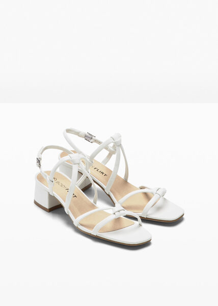 BodyFlirt белые летние туфли, размер 38