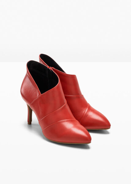 Ankle boots, red