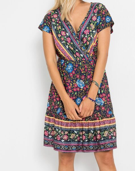 Krāsaina vasaras kleita, izmērs XXS/XS, Rainbow