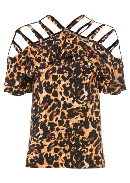 Shirt with leopard print, 40/42 size