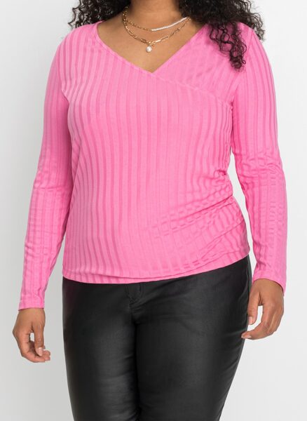 Рубашка BodyFlirt розовая, размер 3XL/4XL