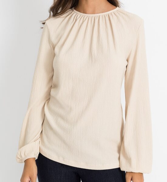 Блуза BodyFlirt бежевого цвета, размер S/M