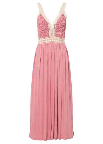 Long pink dress, size 40