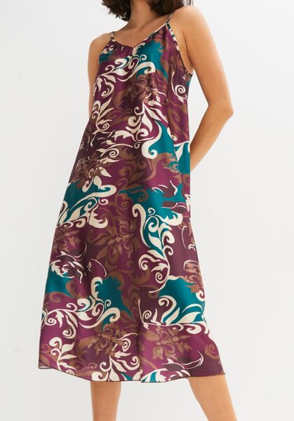 BodyFlirt gara, violeta kleita, izmērs S