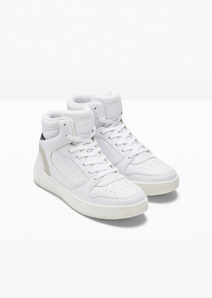 White high top sneakers